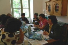 Workshops with leaders teaching how to facilitate Small Group Bible study discussions2
